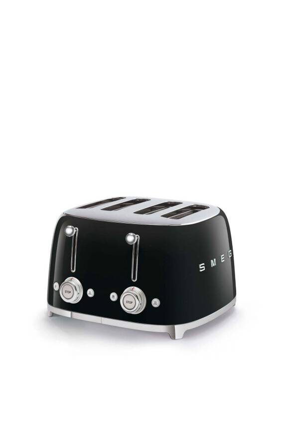 Smeg TSF03BLEU Retro Siyah 4x4 Slot Ekmek Kızartma Makinesi - 1