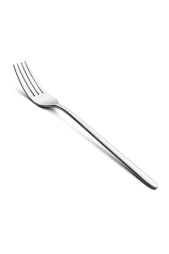2002 18 Parça 6 Kişilik Yemek Çatal Kaşık Bıçak Takımı Çelik - 6