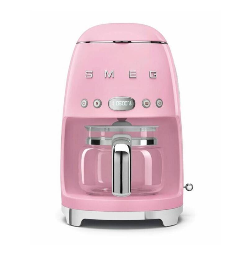 50s Retro Style Pembe Filtre Kahve Makinesi Dcf02pkeu - 1