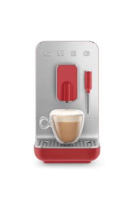 Smeg BCC02RDMEU Tam Otomatik Mat Kırmızı Kahve Makinesi - 1