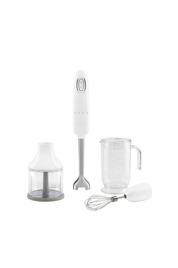 Smeg HBF03WHEU Aksesuarlı El Blender Seti Beyaz - 1