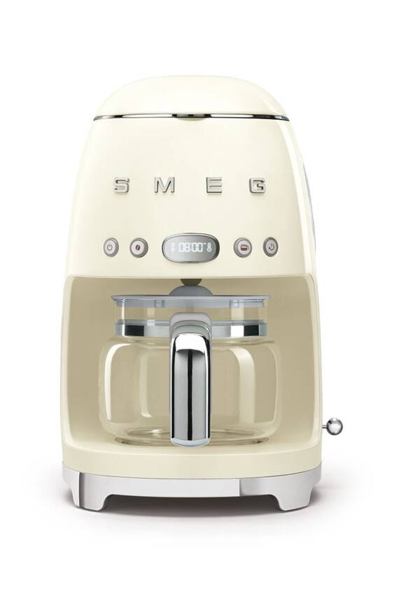 Smeg DCF02CREU Retro Krem 1.4 Litre 10 Bardak Filtre Kahve Makinesi - 1