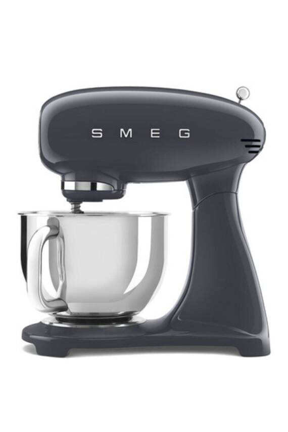 50s Style Retro 4.8 Litre Barut Grisi Stand Mikser Smf03greu - 3