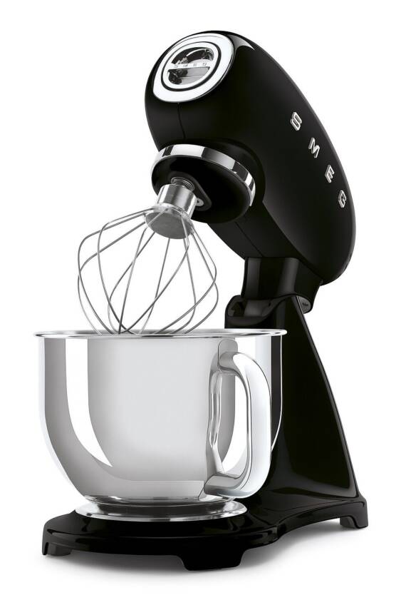 50s Style Retro 4.8 Litre Siyah Stand Mikser Smf03bleu - 5