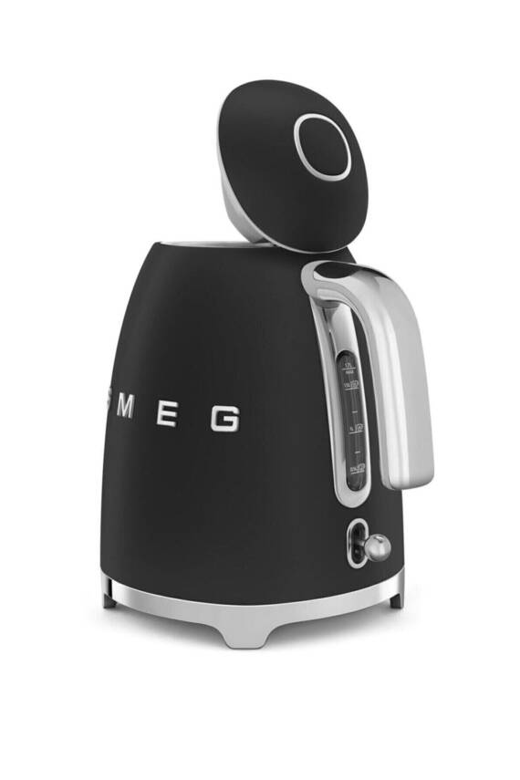 50s Style Retro Mat Siyah Kettle KLF03BLMEU - 4