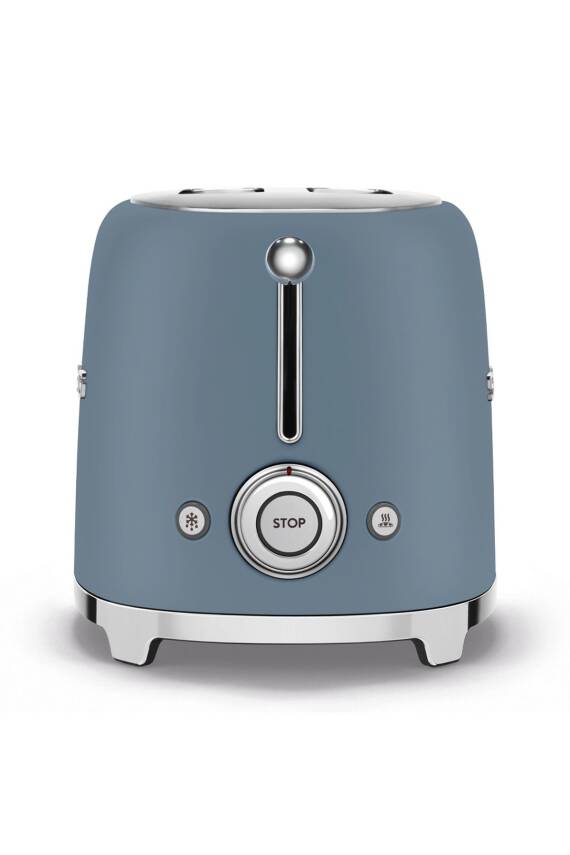 50S Style Retro Mat Storm Blue 1x2 Ekmek Kızartma Makinesi tsf01sbmeu - 6