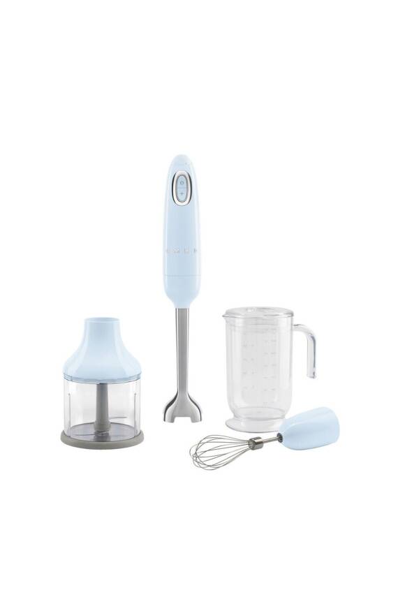 Smeg HBF03PBEU Pastel Mavi Aksesuarlı El Blender Seti - 2