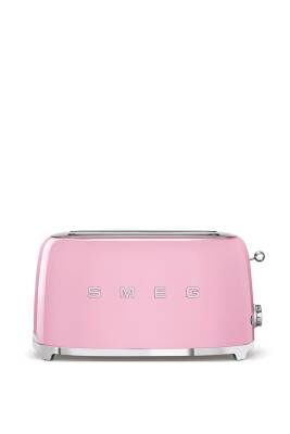 Smeg TSF02PKEU 4 Dilim Hazneli Pembe Ekmek Kızartma Makinesi - 1