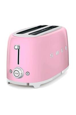 Smeg TSF02PKEU 4 Dilim Hazneli Pembe Ekmek Kızartma Makinesi - 2