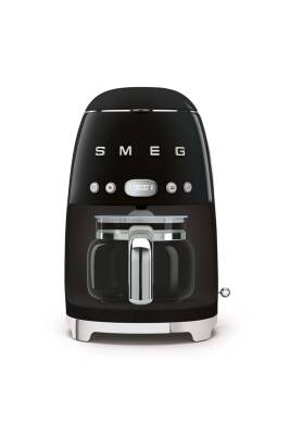 Smeg DCF02BLEU Retro Siyah 1.4 Litre 10 Bardak Filtre Kahve Makinesi - 5