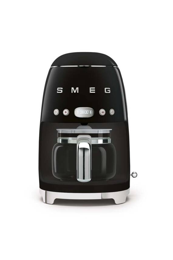 Smeg DCF02BLEU Retro Siyah 1.4 Litre 10 Bardak Filtre Kahve Makinesi - 5