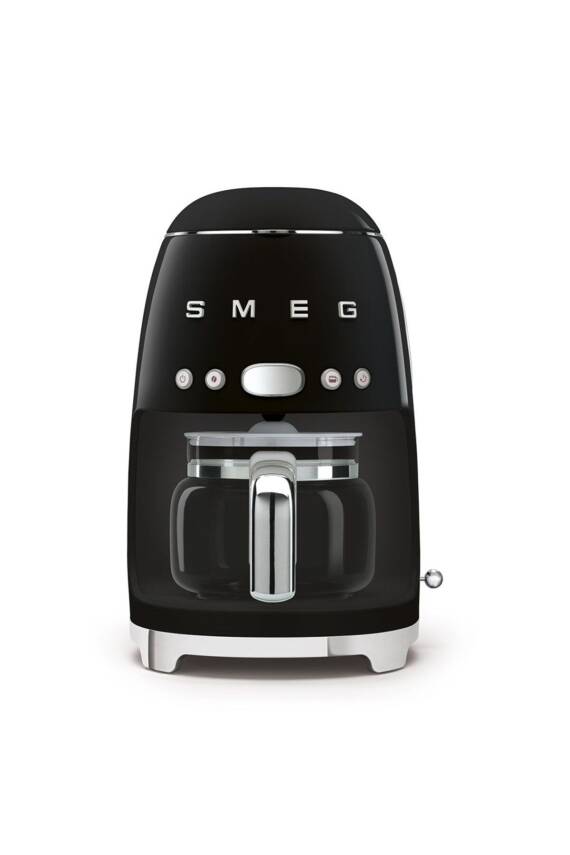 Smeg DCF02BLEU Retro Siyah 1.4 Litre 10 Bardak Filtre Kahve Makinesi - 6