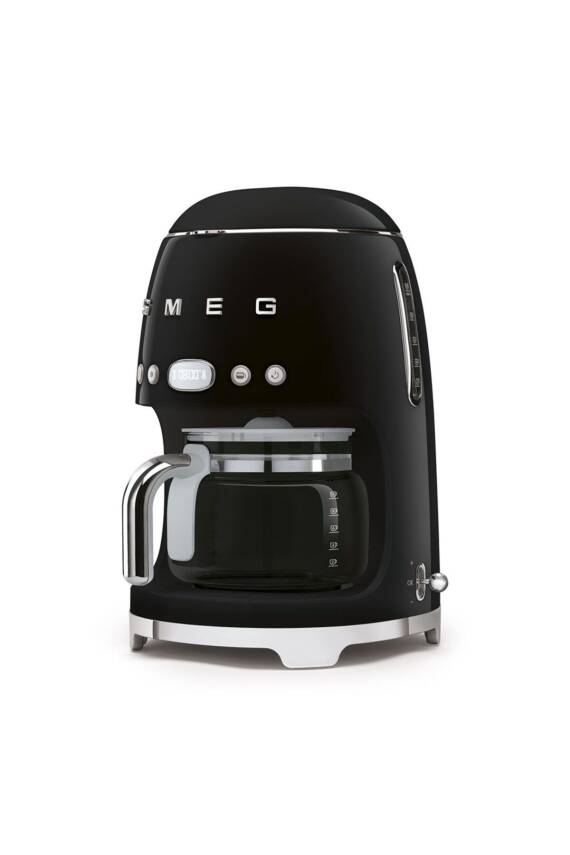Smeg DCF02BLEU Retro Siyah 1.4 Litre 10 Bardak Filtre Kahve Makinesi - 7