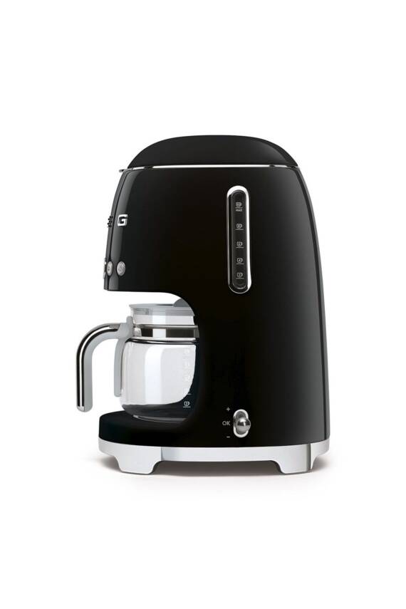Smeg DCF02BLEU Retro Siyah 1.4 Litre 10 Bardak Filtre Kahve Makinesi - 8