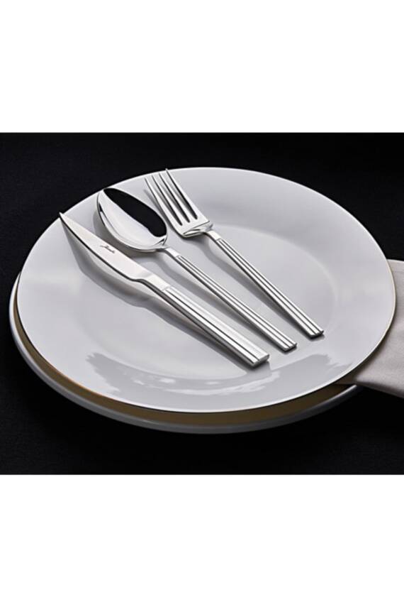 5300 12 Kişilik 60 Parça Çatal Kaşık Bıçak Takımı - 2