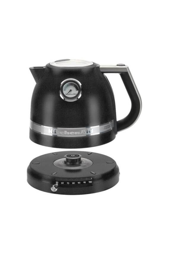Kitchenaid 5KEK1522EBK Artisan 1,5 Litre Çelik Isı Göstergeli Kettle Kömür Siyah - 2