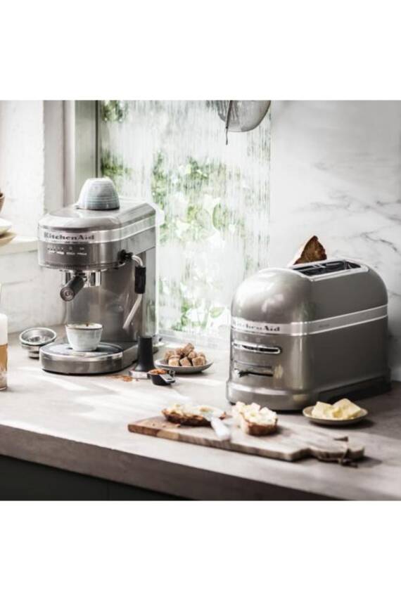 5kmt2204ems Artisan 2 Yuvalı Ekmek Kızartma Makinesi Medallion Silver - 5