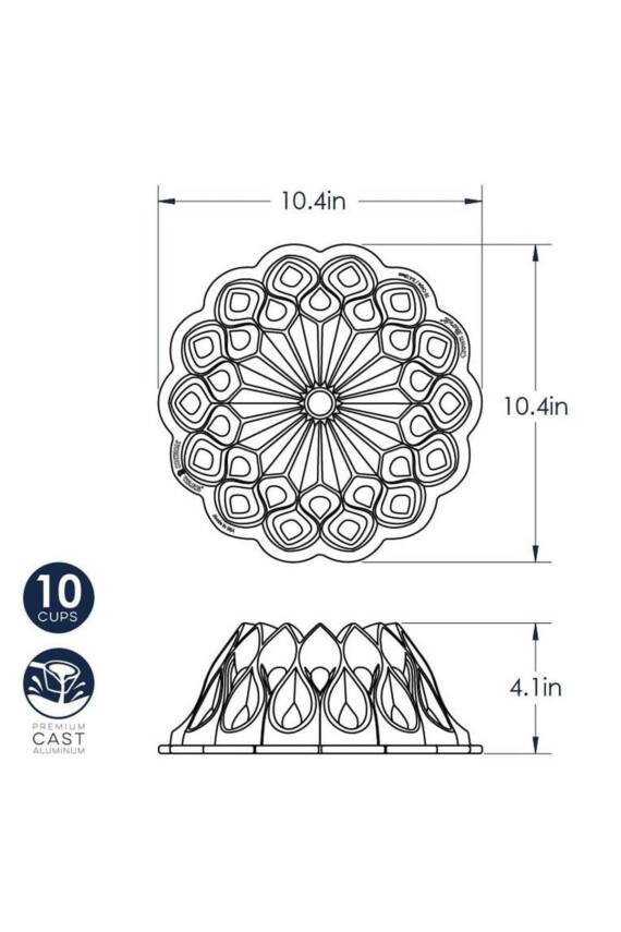 91777 Taç Bundt Kek Kalıbı - 3