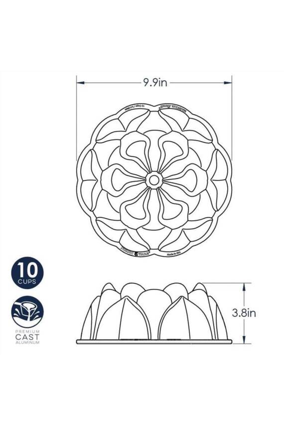 93848 Manolya Bundt Kek Kalıbı - 3