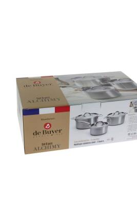 Alchimy 3 Katmanlı 6 Parça Paslanmaz Çelik Tencere Seti - 4