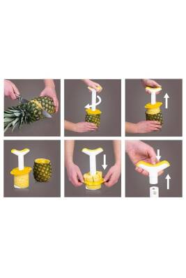 Ananas Dilimleyici - Sarı Ve Beyaz - 2