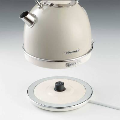 Ariete 00C287703AR0 Vintage Bej 2000 W 1.7 litre Çelik Kettle - 2