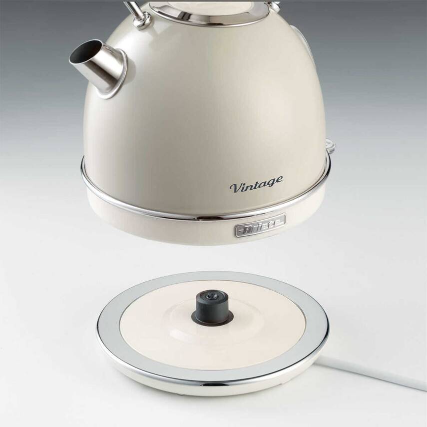 Ariete 00C287703AR0 Vintage Bej 2000 W 1.7 litre Çelik Kettle - 2