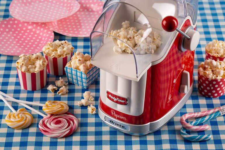 Ariete 2958/00 Party Time Tek Kollu Mısır Patlatma Makinesi Lever Kırmızı - 4