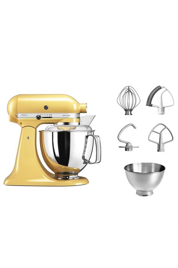 KitchenAid 5KSM175PSEMY 4.8 Litre Artisan Stand Mikser Majestic Yellow - 4