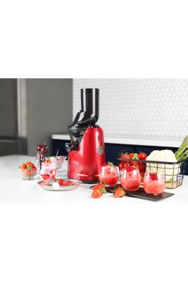 Kuvings B1700DR Whole Slow Juıcer Coldpress Soğuk Sıkım Katı Meyve Sebze Sıkacağı - Koyu Kırmızı - 3
