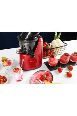 Kuvings B1700DR Whole Slow Juıcer Coldpress Soğuk Sıkım Katı Meyve Sebze Sıkacağı - Koyu Kırmızı - 4
