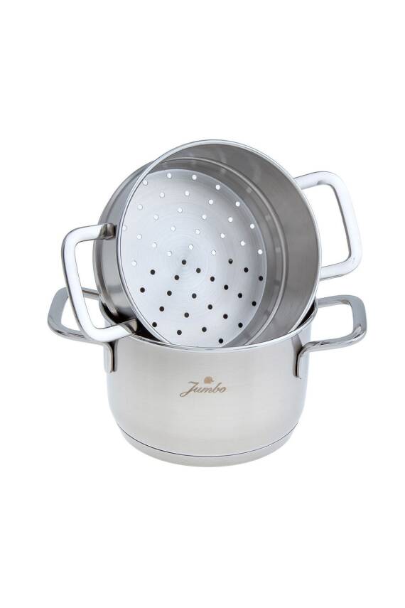 Baby Steel 6 Parça Mini Çelik Tencere Seti - 3
