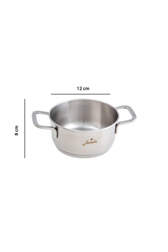 Baby Steel 6 Parça Mini Çelik Tencere Seti - 6