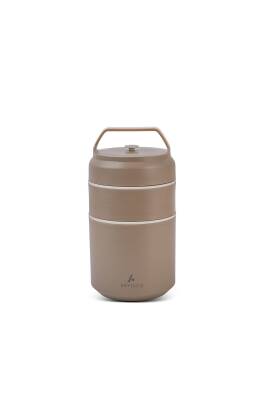 Bento Katlı Lunch Box Haki 620 ml - 2