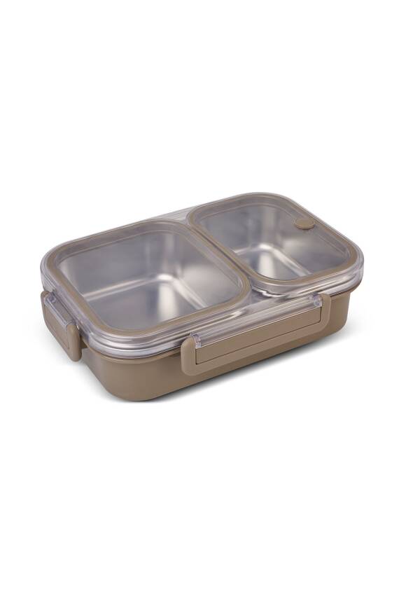 Bento Lunch Box 2 Bölmeli Haki - 2