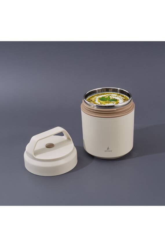 Bento Lunch Box Beige 420 ml - 1