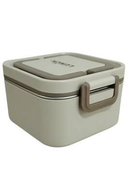 Bento Lunch Box Beige 920Ml - 3