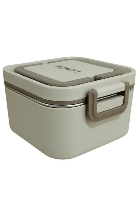Bento Lunch Box Beige 920Ml - 3