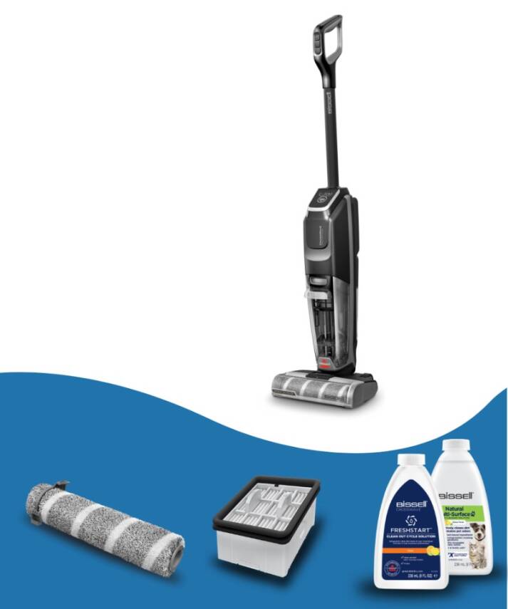 Bissell 4000N CrossWave OmniForce Edge Pro Islak,Kuru Süpürme ve Silme Makinesi - 2