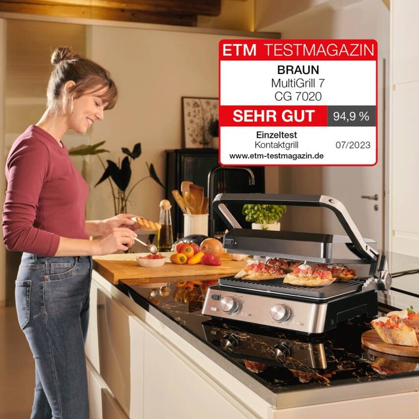 Braun CG 7020 MutliGrill 7 Contact Grill Izgara Ve Tost Makinesi - 8
