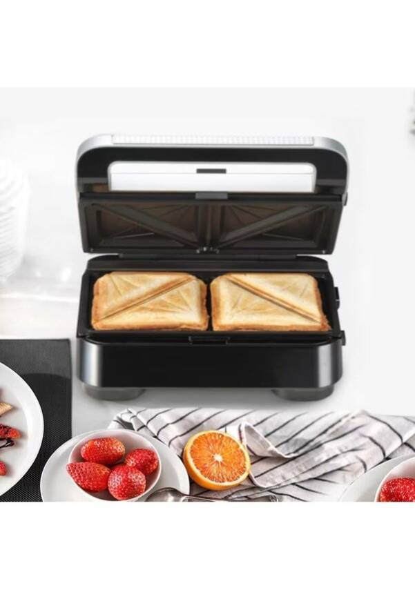 Braun Snack Maker 5 SM5005 Sandviç, Waffle ve Tost Makinesi Silver - 2