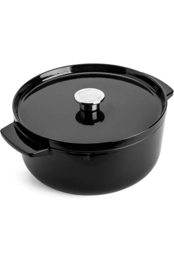 Cc006061-001 5.2 Litre 26 Cm. Döküm Demir Tencere - Siyah - 1