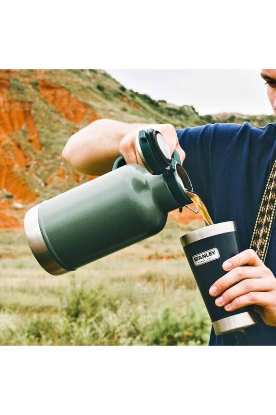 Classic Easy-pour Growler Termos 1,9 L Yeşil - 7