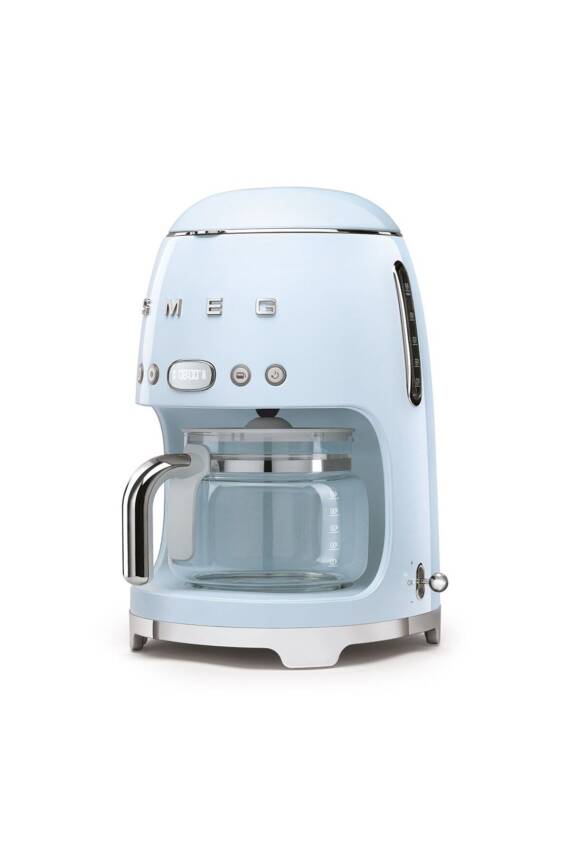 Smeg DCF02PBEU Retro Mavi 1.4 Litre 10 Bardak Filtre Kahve Makinesi - 3