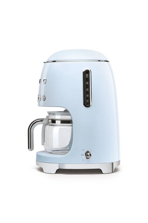 Smeg DCF02PBEU Retro Mavi 1.4 Litre 10 Bardak Filtre Kahve Makinesi - 4