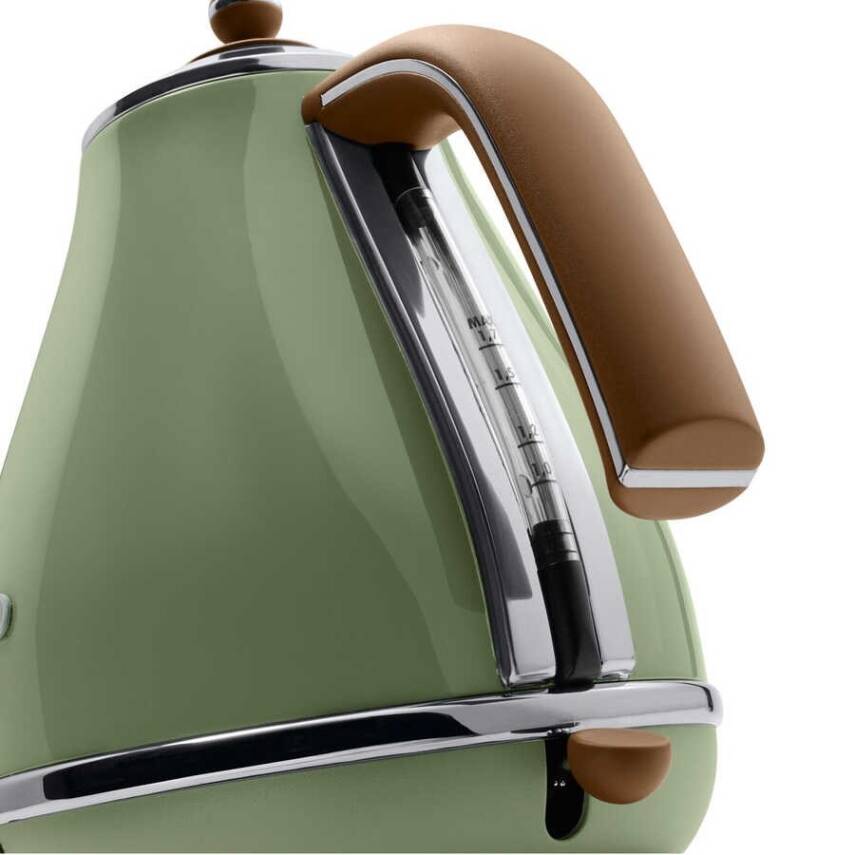 Delonghi KBOV2001.GR Icona Vintage Yeşil 2000 Watt 1.7 Litre Çelik Kettle - 3