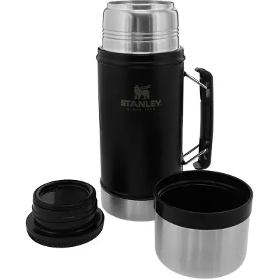 Efsane Klasik Seri-0.94 Litre Vakumlu Çelik Yemek Termosu - 1
