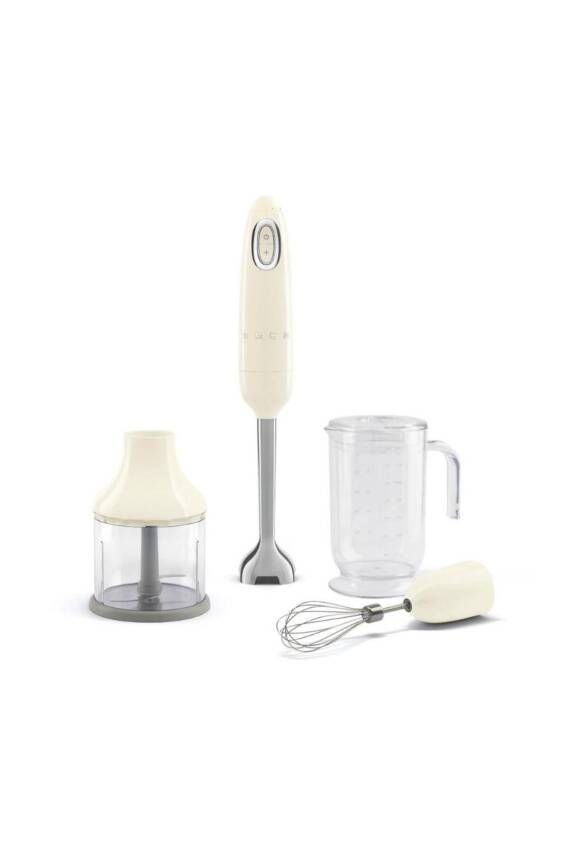 Smeg HBF03CREU 50's Style Retro Krem 700 W El Blender Seti - 1