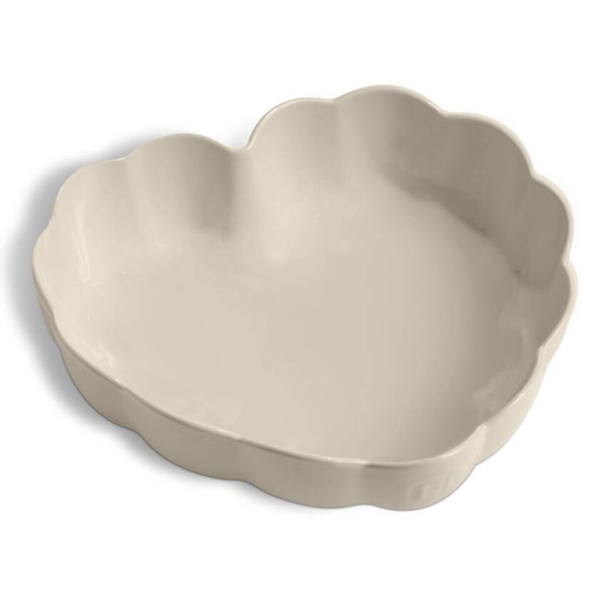 Emile Henry 026153 Madeleine Krem Kalp Fırın Kabı 6,5 x 24,5 x 26,5 cm - 1