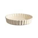 Emile Henry 26024 24 cm Yuvarlak Krem Tart ve Börek Fırın Kabı - 1